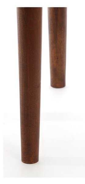 Okrągły stolik z litego drewna akacjowego ø 49 cm Qiano – Light & Living