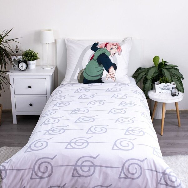 Bawełniana pościel dziecięca jednoosobowa 140x200 cm Naruto – Jerry Fabrics