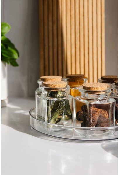 Obrotowy plastikowy organizer na przyprawy ø 24 cm – Casa De Engel