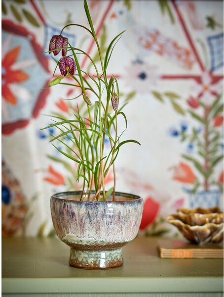 Kamionkowa osłonka na doniczkę ø 14 cm Luella – Bloomingville