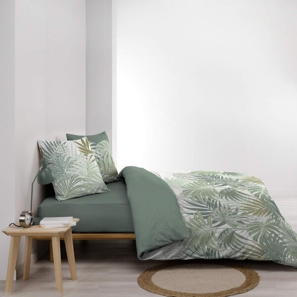 Zielona bawełniana pościel dwuosobowa 240x220 cm Nymea – douceur d'intérieur