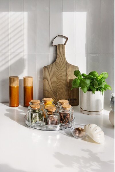 Obrotowy plastikowy organizer na przyprawy ø 24 cm – Casa De Engel