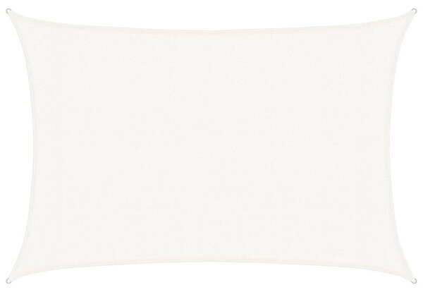 Żagiel przeciwsłoneczny, 160 g/m², biały, 3x5 m, hdpe