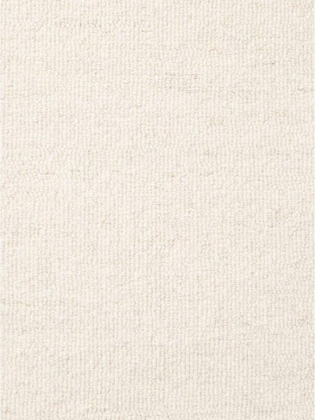 Kremowy wełniany okrągły dywan tkany ręcznie ø 160 cm Puristic Knots – Elle Decoration