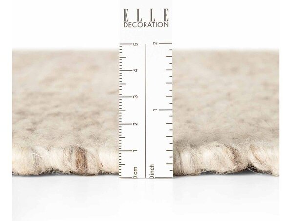 Beżowo-naturalny wełniany dywan tkany ręcznie 160x230 cm Lyon Beans – Elle Decoration