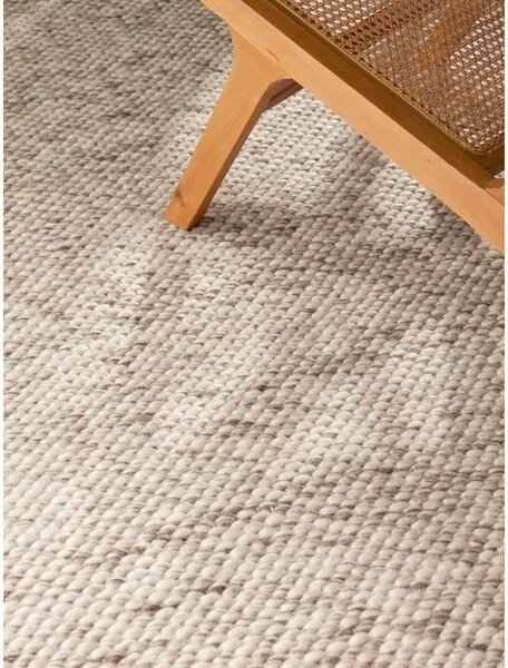 Beżowo-naturalny wełniany dywan tkany ręcznie 160x230 cm Lyon Beans – Elle Decoration