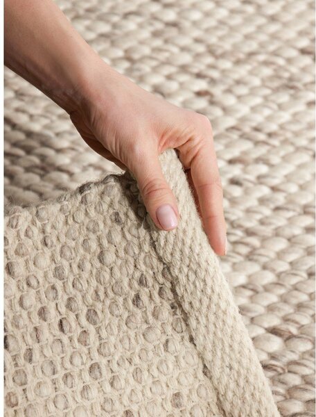 Beżowo-naturalny wełniany dywan tkany ręcznie 160x230 cm Lyon Beans – Elle Decoration