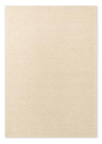 Beżowy wełniany dywan tkany ręcznie 140x200 cm Puristic Knots – Elle Decoration