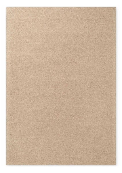 Wełniany dywan tkany ręcznie w naturalnym kolorze 140x200 cm Puristic Knots – Elle Decoration