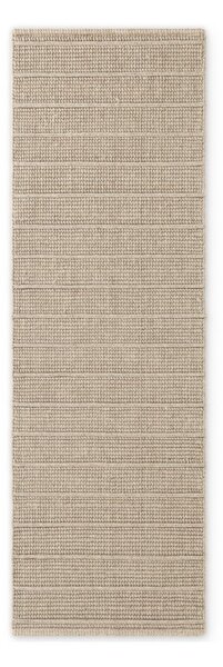 Beżowy wełniany chodnik tkany ręcznie 80x250 cm Camden Parker – Ted Baker