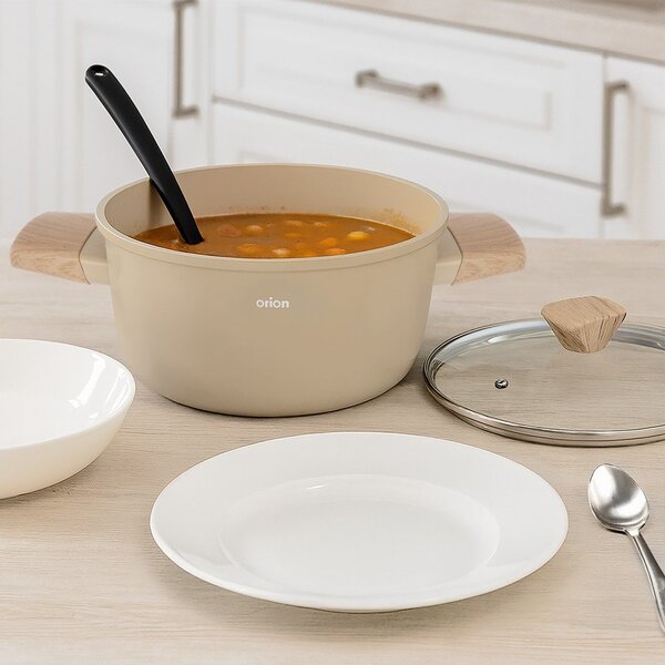 Garnek z pokrywką/z powłoką ceramiczną 2,3 l Ecrina – Orion