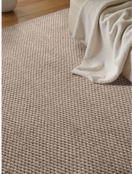 Beżowy wełniany dywan tkany ręcznie 160x230 cm Lyon Beans – Elle Decoration