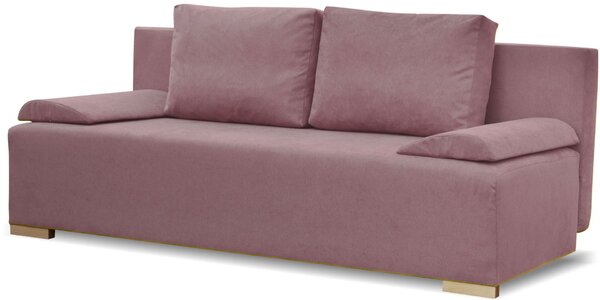 Sofa rozkładana kanapa Eufori Plus Różowa