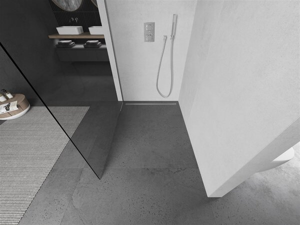 Mexen Kioto ścianka prysznicowa Walk-in 50 x 200 cm, transparent 8 mm, chrom - 800-050-101-01-00