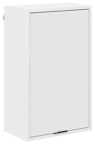 Nowoczesna szafka Łazienkowa biała z drzwiami na zawiasach 39 x 23,5 x 65 cm