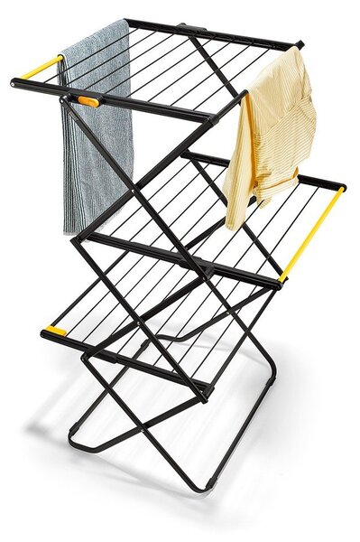 Czarna suszarka na pranie 16 m AirFrame – Joseph Joseph