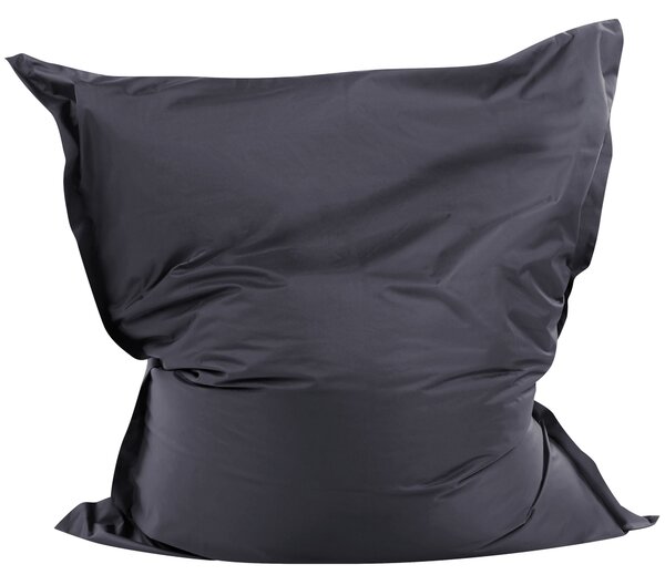 Pufa worek siedzisko z wypełnieniem do salonu dla dzieci 140x80 cm czarny Fuzzy Beliani