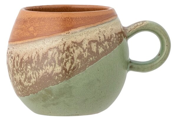 Zielony/pomarańczowy kubek ceramiczny 280 ml Paula – Bloomingville