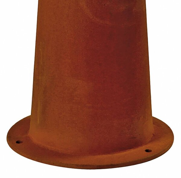 SLV Lampa ogrodowa stojąca Rusty 40, brązowy / rdzawy, metal