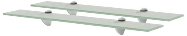 Półki szklane, 2 szt., 60 x 20 cm, 8 mm