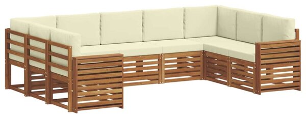 Zestaw mebli ogrodowych z litego drewna akacjowego w nowoczesnym designie