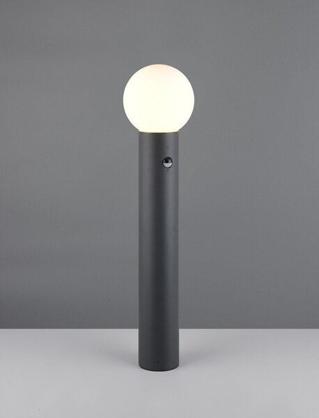 Lampa zewnętrzna typu słupek z czujnikiem ruchu ø 18 cm Mures – Trio