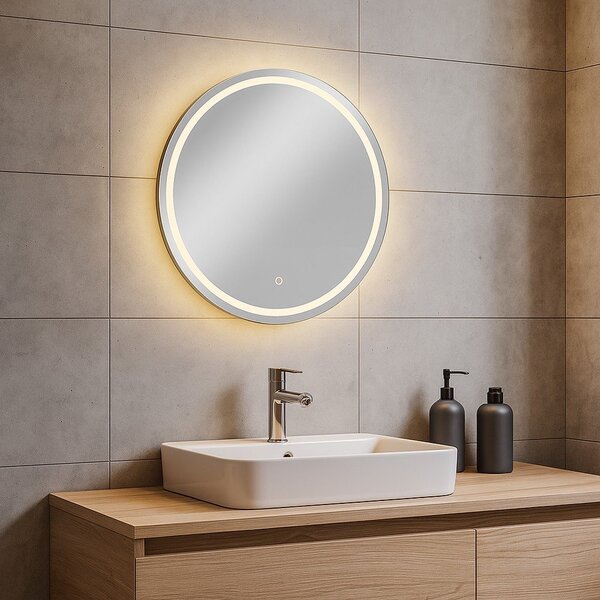 Lustro z oświetleniem ścienne ø 70 cm Celeste – Bonami Essentials