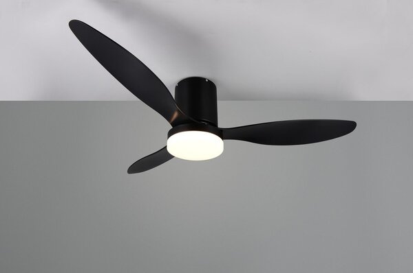 Lampa sufitowa LED w kolorze matowej czerni ø 132 cm Göteborg – Reality