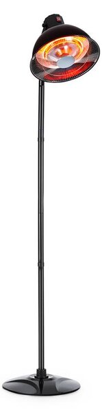 Blumfeldt Heatbell Tower, lampa grzewcza, promiennik na podczerwień, 1500 W, IP24, karbonowy element grzewczy, kolor czarny