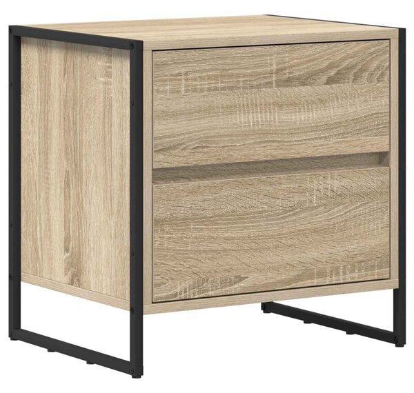 Stolik nocny sonoma 50 x 39.5 x 50 cm materiaÅ drewnopochodny