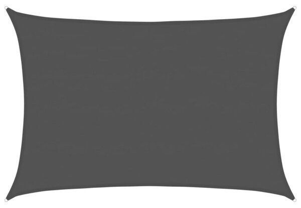 Żagiel przeciwsłoneczny, 160 g/m², czarny, 5x7 m, hdpe