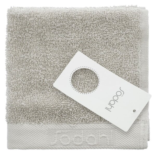 Jasnoszary bawełniany ręcznik frotte 30x30 cm Comfort – Södahl