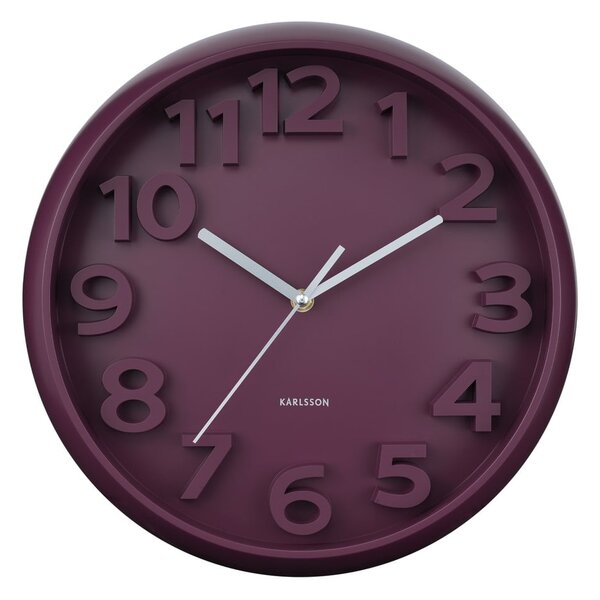 Zegar ścienny ø 33,5 cm Elevated Classic Numbers – Karlsson