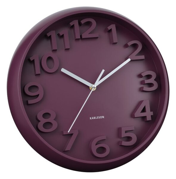Zegar ścienny ø 33,5 cm Elevated Classic Numbers – Karlsson
