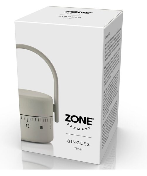 Jasnoszary minutnik Singles – Zone