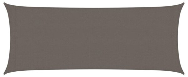Żagiel przeciwsłoneczny, 160 g/m², antracytowy, 2x5 m, hdpe