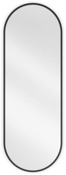 Mexen Loft lustro łazienkowe owalne 100 x 35 cm, rama czarna - 9851-100-035-000-70