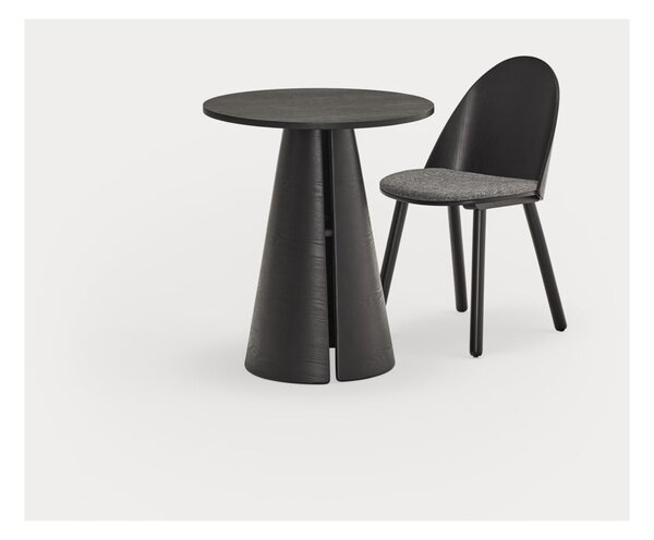 Okrągły stół z blatem w dekorze jesionu ø 65 cm Cep – Teulat