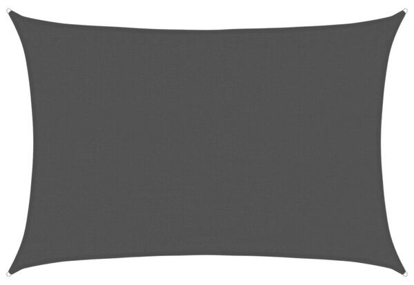 Żagiel przeciwsłoneczny, 160 g/m², czarny, 3,5x5 m, hdpe
