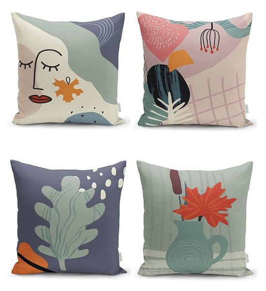 Poszewki na poduszki zestaw 4 szt. 43x43 cm – Mila Home