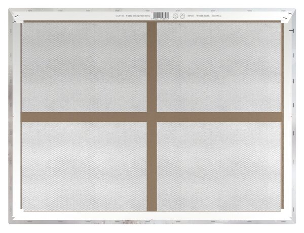 Obraz z ręcznie malowanymi elementami 70x100 cm White Tree – Styler