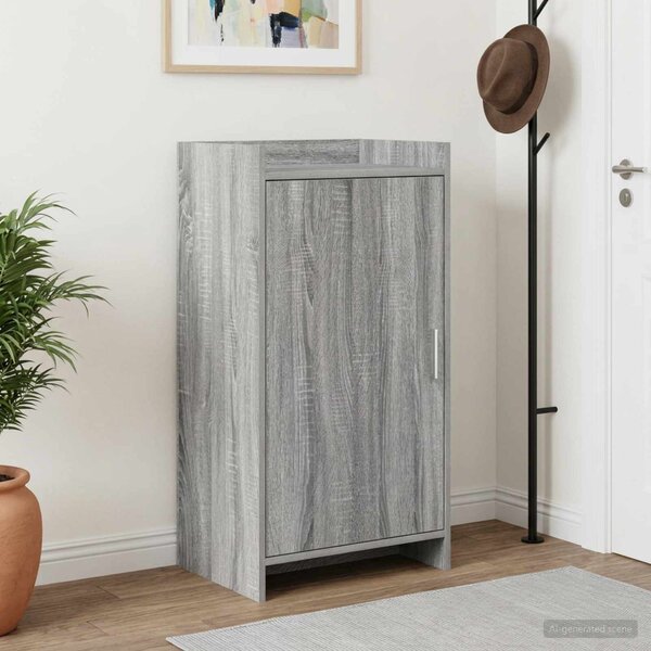 Szafka na buty Szary Sonoma 48 x 36 x 92 cm Drewno inżynieryjne