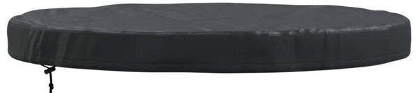 Elegancki pokrowiec na stół ogrodowy 102x102 cm, czarny, materiał oxford 210d