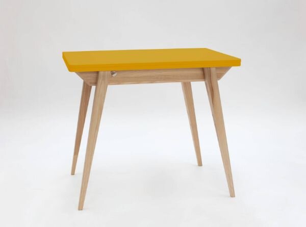 Stół ENVELOPE Rozkładany 90x65cm Żółty (Ciemna Cytryna)