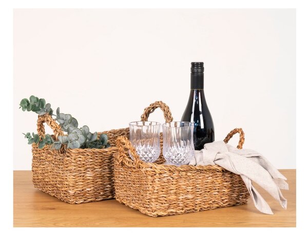Koszyki z trawy morskiej zestaw 2 szt. 32x23x13 cm Morella – House Nordic