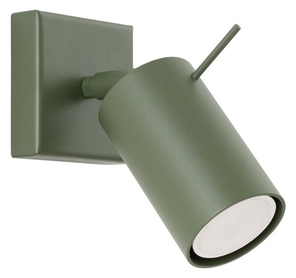 Zielona lampa punktowa 8x16 cm Etna – Sollux