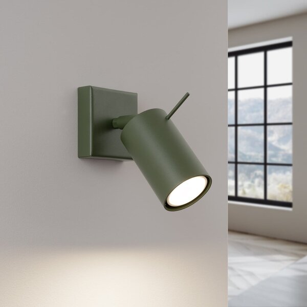 Zielona lampa punktowa 8x16 cm Etna – Sollux