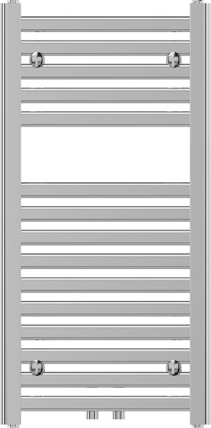Mexen Hades grzejnik łazienkowy 800 x 400 mm, 253 W, chrom - W104-0800-400-00-01
