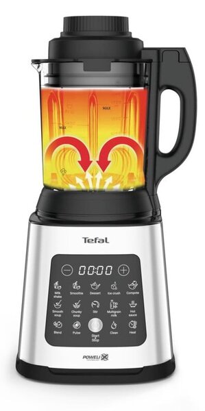 Blender kielichowy w kolorze srebra Perfectmix Cook BL83SD30 – Tefal