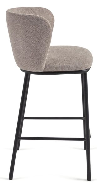 Jasnobrązowy hoker (wysokość siedziska 65 cm) Ciselia – Kave Home